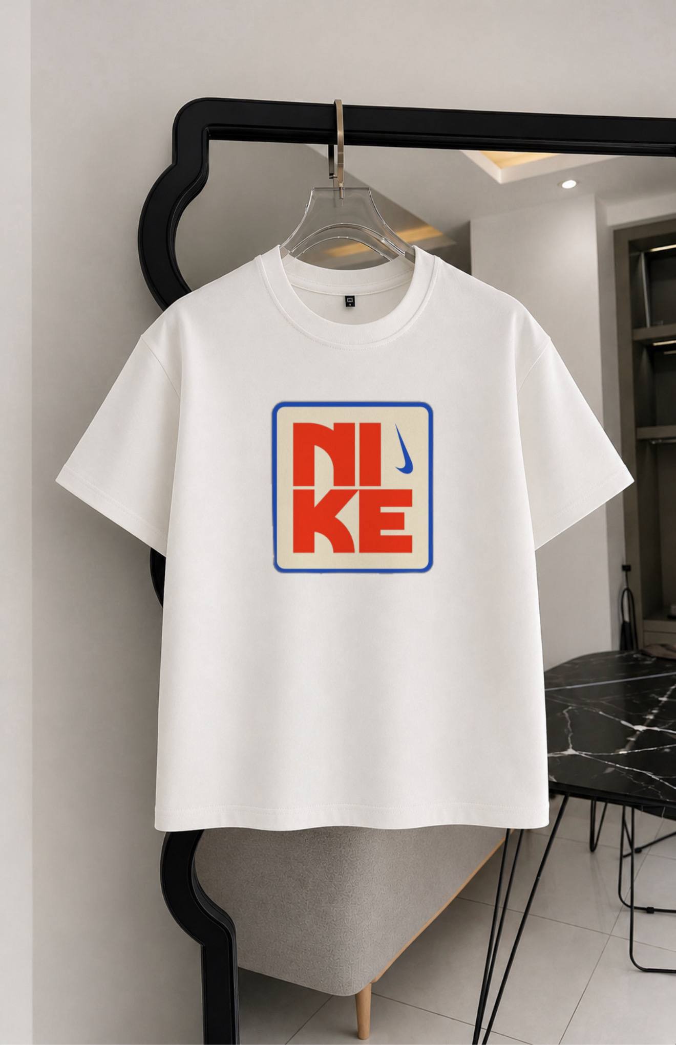 تیشرت طرح نایک(Nike) چاپی دو نخ پنبه سایز S تا 4XL