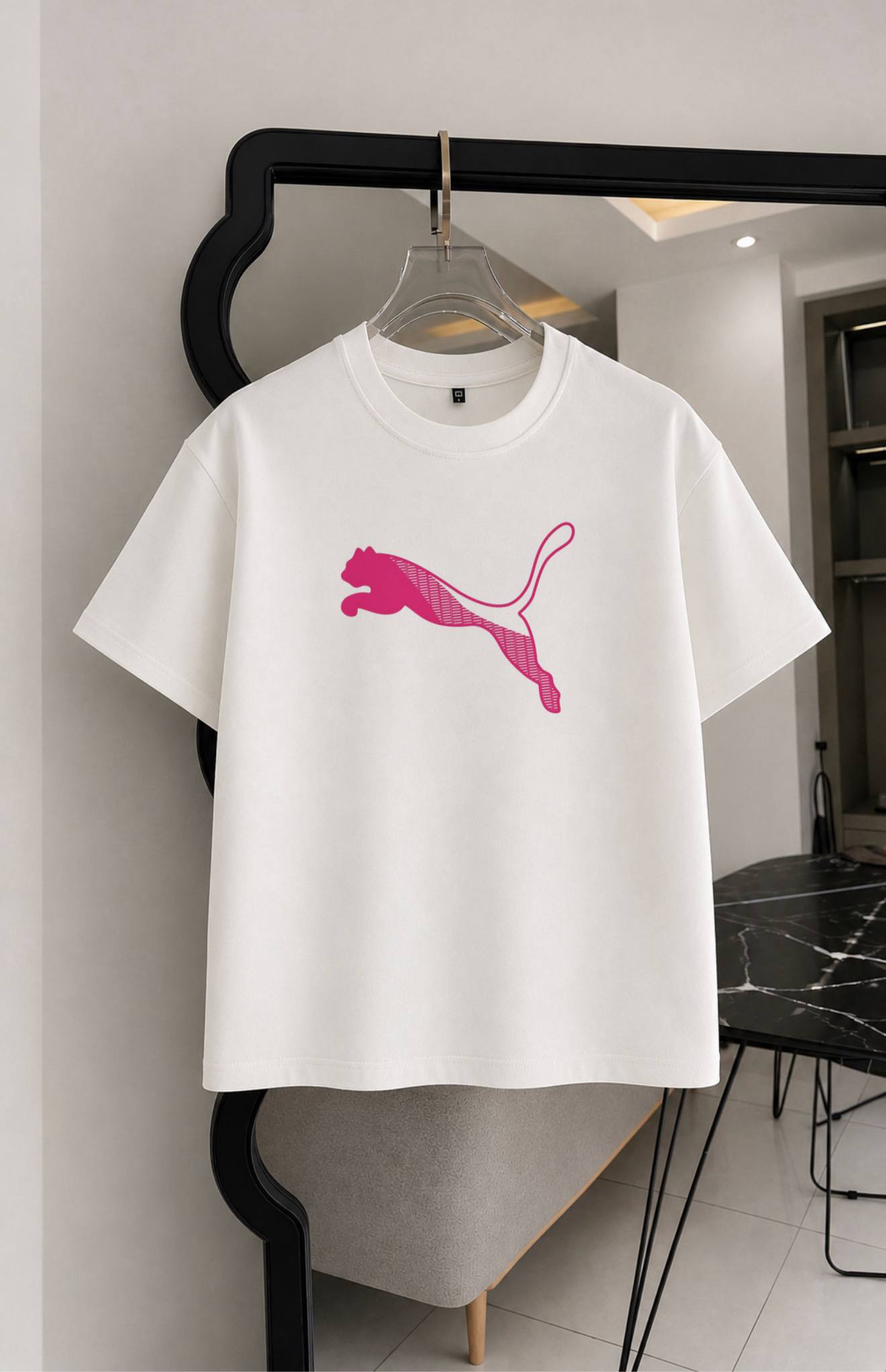 تیشرت طرح پوما (puma) چاپی دو نخ پنبه سایز S تا 4XL